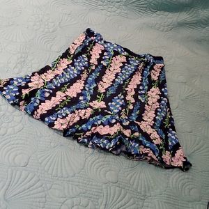 Lilly Pulitzer floral print skirt